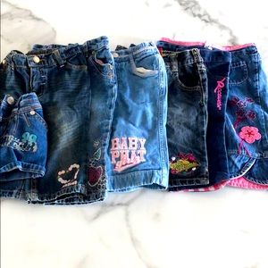 Baby girl jeans set of 7!!